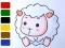Žaidimas Baby sheep ColoringBook internete