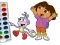 Žaidimas Dora The Explorer Coloring Book internete