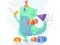 Žaidimas Dino Party Jigsaw internete