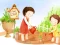Žaidimas Cartoon Childrens Day Puzzle internete