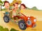 Žaidimas Cartoon Tractor Puzzle internete