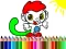 Žaidimas Back To School: Monkey Coloring internete