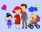 Žaidimas Happy Family Coloring Book internete