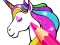 Žaidimas Unicorn Coloring Book Glitter internete