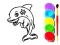 Žaidimas Dolphin Coloring Book internete