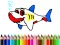 Žaidimas Back To School: Shark Coloring Book internete