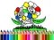 Žaidimas Back to School: Flowers Coloring internete