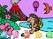 Žaidimas Color By Code Volcano Hedgehog internete