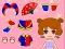 Žaidimas Lovely Doll Dress Up Game internete