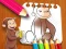 Žaidimas Curious George Coloring Book internete