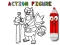 Žaidimas Back To School: Action Figure Coloring internete