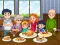 Žaidimas Family Dinner Jigsaw internete