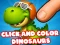 Žaidimas Click And Colors Dinosaurs internete