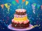 Žaidimas Birthday cake puzzle internete