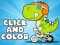 Žaidimas Click And Color Dinosaurs internete