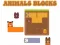 Žaidimas Animals Blocks internete