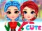 Žaidimas Rainbow Girls Christmas Outfits internete