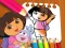 Žaidimas Dora the Explorer the Coloring Book internete