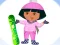 Žaidimas Dora Ski Winter Dressup internete