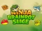 Žaidimas Ninja brainrot Slice internete
