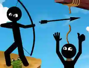 Žaidimas Bow Master Stickman Hero internete