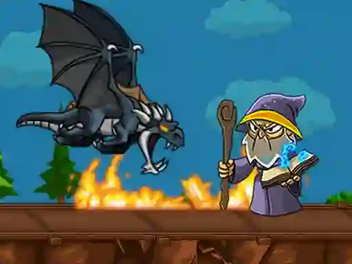 Žaidimas Dragon vs Mage internete