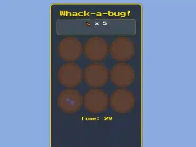 Žaidimas Whack A Bug Challenge internete