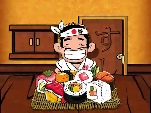 Žaidimas Sushi Matching internete