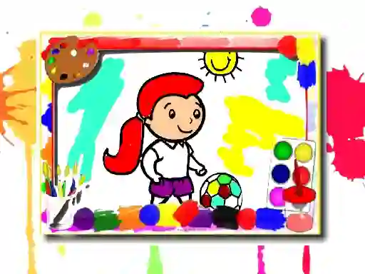 Žaidimas Football Coloring Book internete