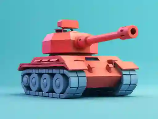 Žaidimas Tank Battle.io internete