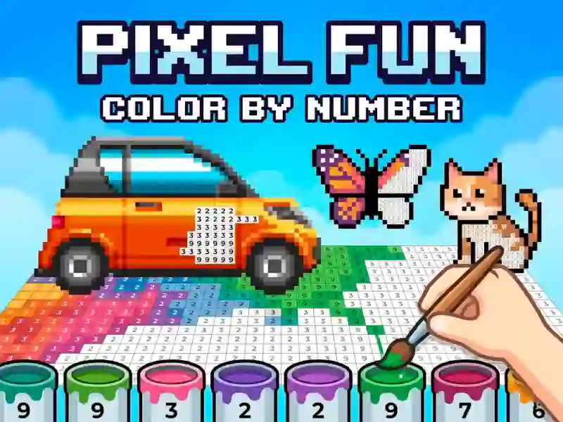 Žaidimas Pixel Fun Color By Number internete