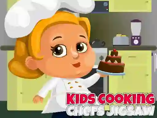 Žaidimas Kids Cooking Chefs Jigsaw internete