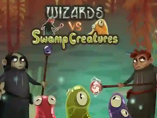 Žaidimas Wizards vs swamp creatures internete