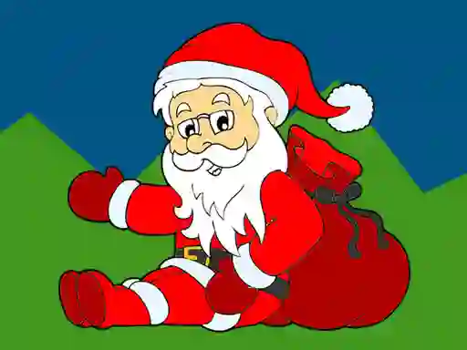 Žaidimas Santa Claus Coloring Book internete