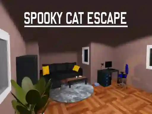 Žaidimas Spooky Cat Escape internete