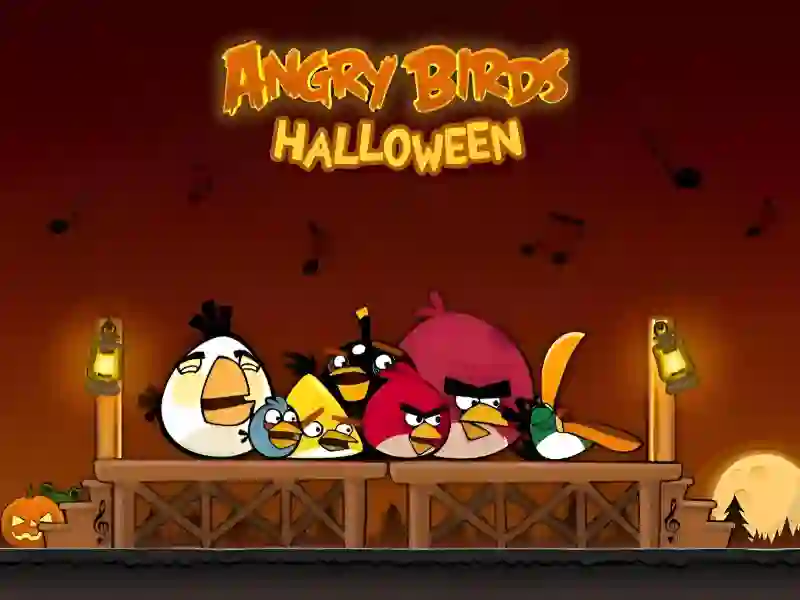Žaidimas Angry birds Halloween HD internete
