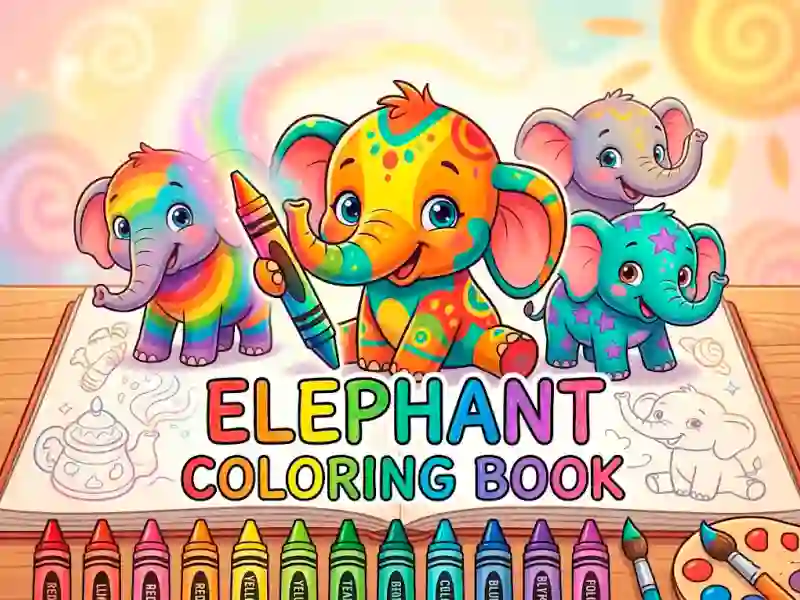 Žaidimas Elephant Coloring Book internete