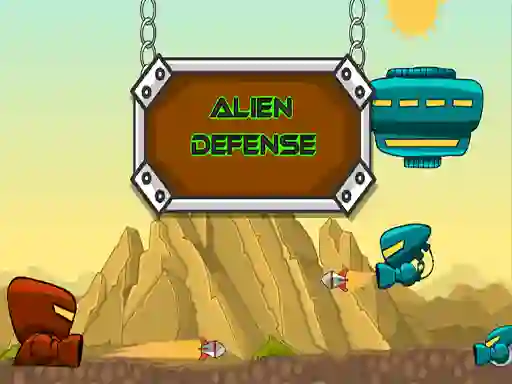 Žaidimas Alien Defense internete