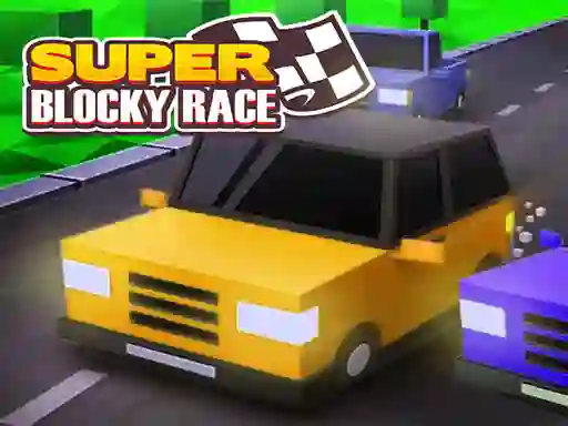 Žaidimas Super Blocky Race internete