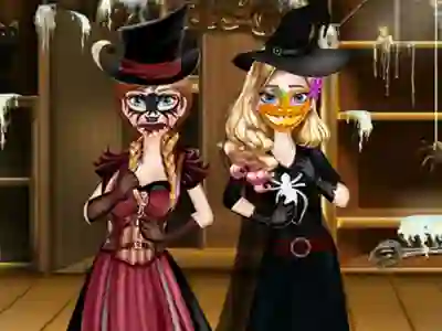 Žaidimas Sisters Halloween Preparations internete