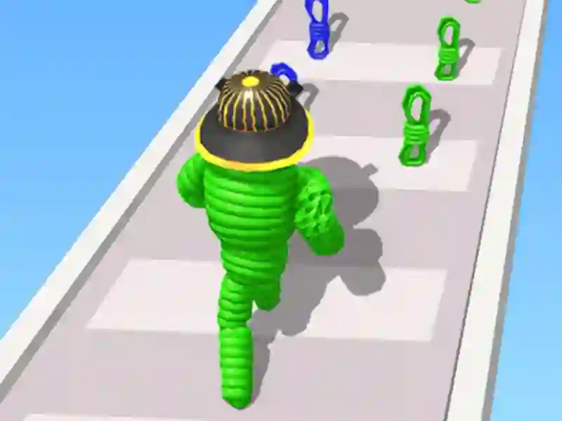 Žaidimas Rope-Man Run 3D internete
