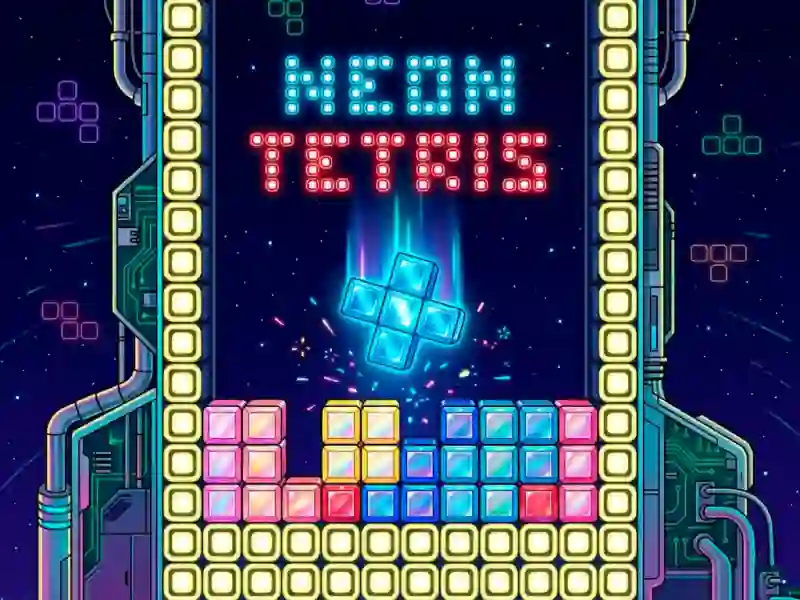 Žaidimas Neon Tetris internete