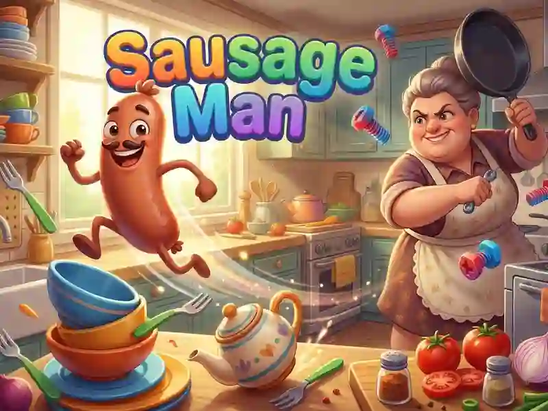 Žaidimas Sausage Man internete