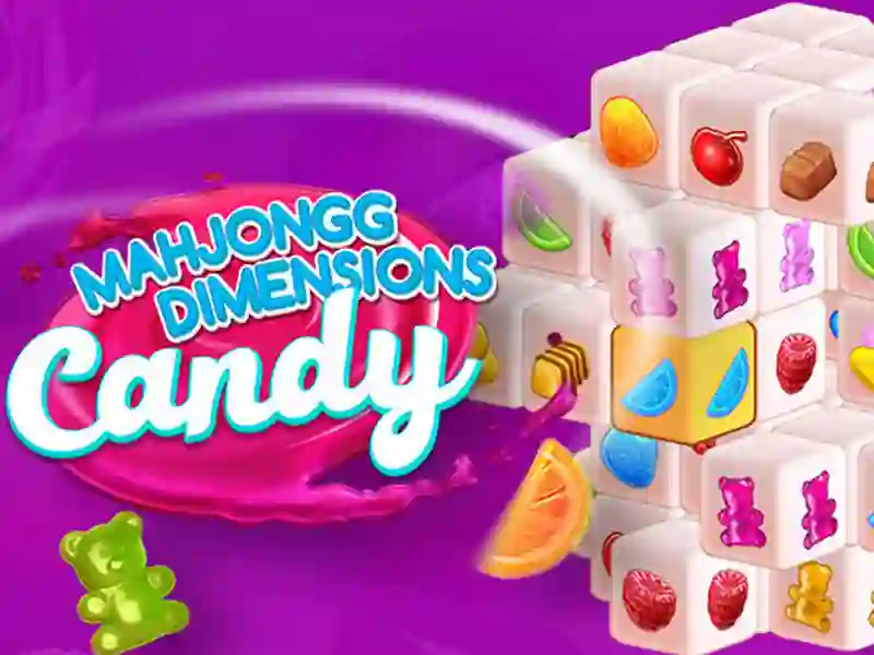 Žaidimas Candy 3D Mahjong internete
