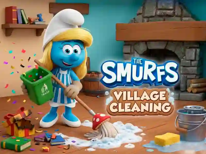 Žaidimas The Smurfs Village Cleaning internete