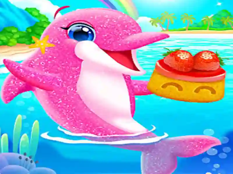 Žaidimas My Twin Dolphin Baby Care internete