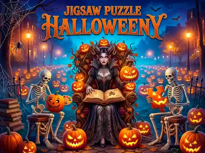 Žaidimas Jigsaw Puzzle Halloweeny internete