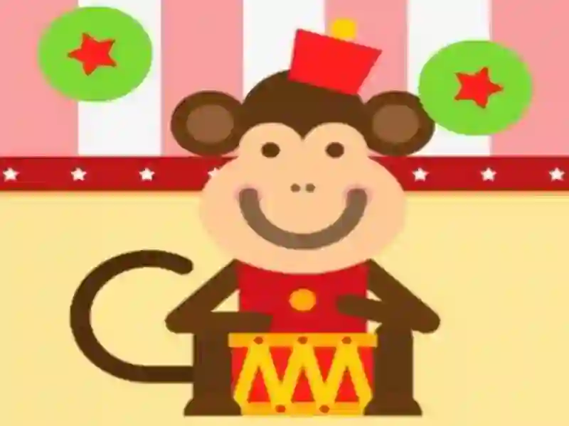 Žaidimas Monkey Drums internete