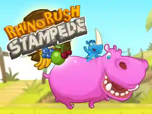 Žaidimas Rhino Rush Stampede internete