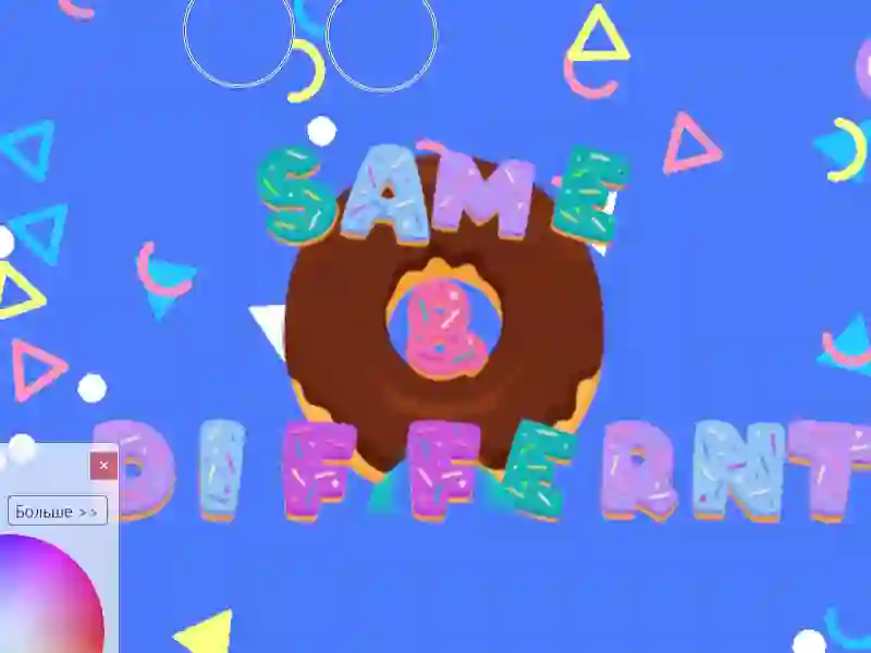 Žaidimas Same & Different Donut internete